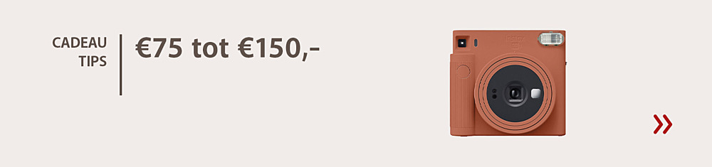 Cadeautips van 75 tot 150 euro