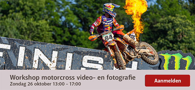Workshop Motorcross video- en fotografie met Nikon