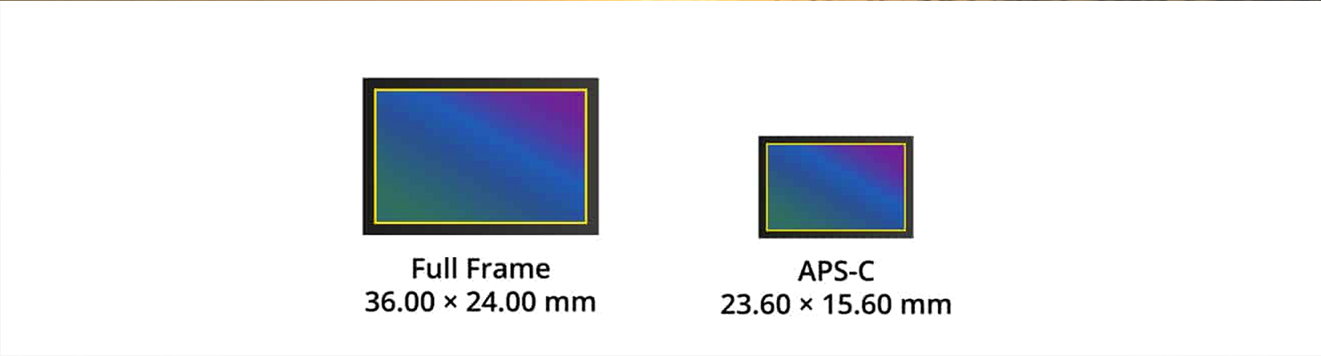 sensorvergelijking fullframe vs aps-c