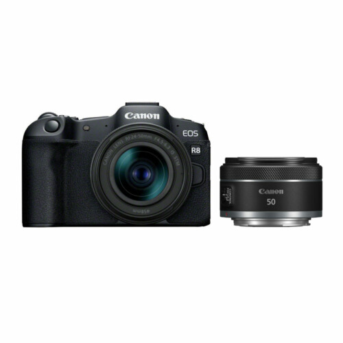 Canon EOS R8 + RF 24-50mm f/4.5-6.3 IS STM + RF 50mm f/1.8 STM
