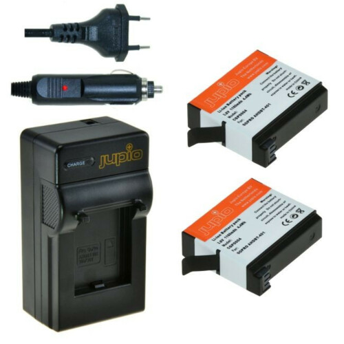 Jupio 2x Battery AHDBT-401 + Charger