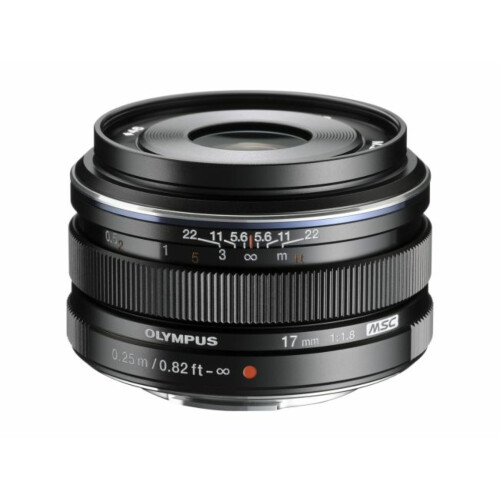 Olympus M.ZUIKO Digital 17mm F1.8 zwart
