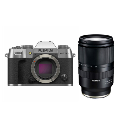 Fujifilm X-T50 zilver + Tamron 17-70mm f/2.8 DI III-A VC RXD