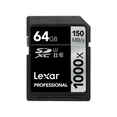 Lexar SDXC Professional UHS-II 1000x 64GB