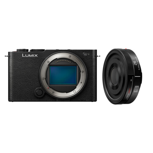Panasonic LUMIX S9 Jet Black Body + S 26mm f/8.0 Pancake Lens