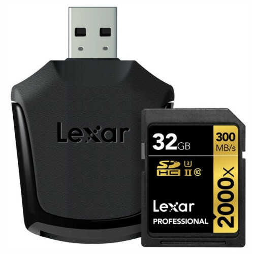 Lexar SDHC Pro 32GB 2000x UHS-II