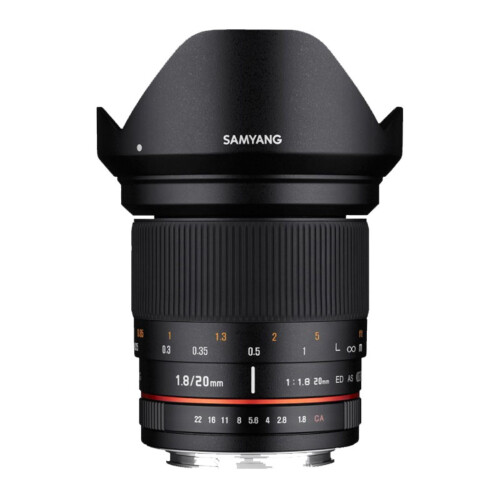 Samyang 20mm f/1.8 ED AS UMC | Canon EF-M