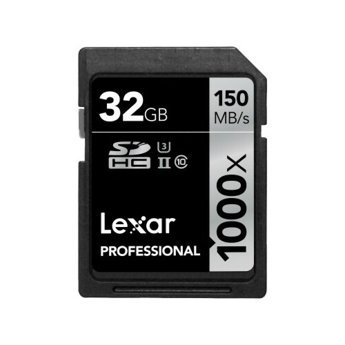 Lexar SDHC Professional UHS-II 1000x 32GB