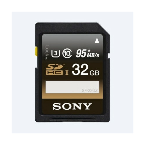 Sony SFUZ 32GB SDHC UHS-I U3 Geheugenkaart R95 W90