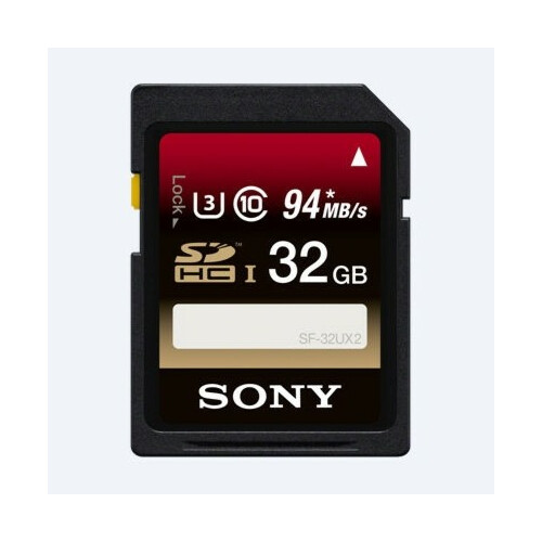 Sony SFUX2 32GB SDHC UHS-I U3 geheugenkaart R94 W70