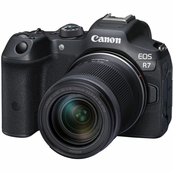 Canon EOS R7 systeemcamera + RF-S f/3.5-6.3 IS STM + EF-