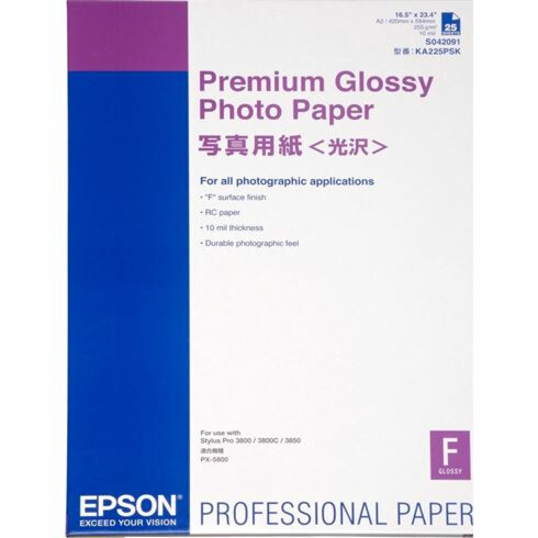 Conceit Pidgin Voetzool Epson Premium Glossy Fotopapier A2 | 25 vel