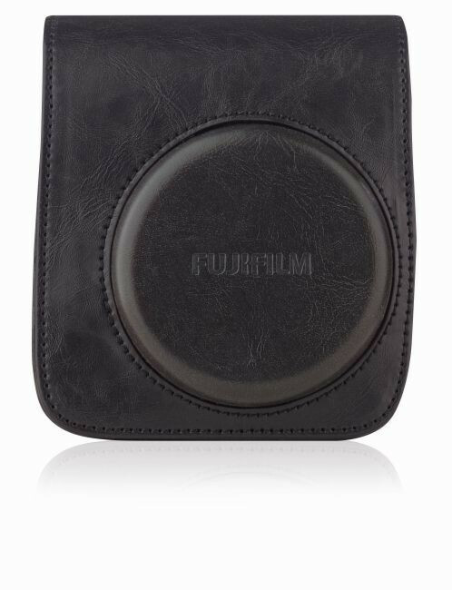 salaris Ongrijpbaar makkelijk te gebruiken Fujifilm Instax Mini 90 Tas zwart PU-Leder