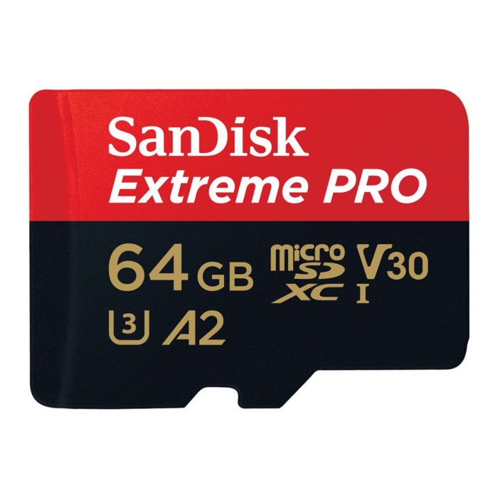 Bliksem Onderverdelen Duur Sandisk MicroSDXC Extreme Pro 64GB 170MB/s A2