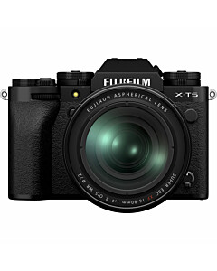 Fujifilm X-T5 zwart + 16-80mm f/4.0 R OIS WR