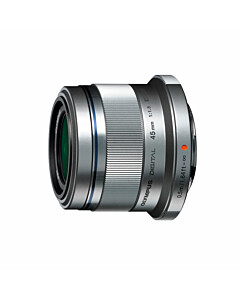 Olympus M.Zuiko Digital 45mm f/1.8 zilver