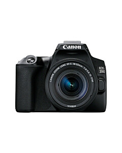 Canon EOS 250D Body Zwart + 18-55mm IS STM Zwart