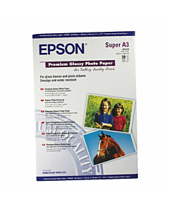 Epson Premium Glossy Fotopapier A3+ | 20 vel