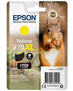 Epson 378 Claria Photo HD inktpatroon XL | Geel