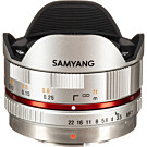 Samyang 7.5mm f/3.5 UMC Fisheye zilver | MFT