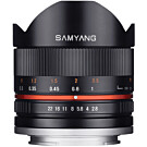 Samyang 8mm f/2.8 UMC II Fisheye zwart | Canon EF-M