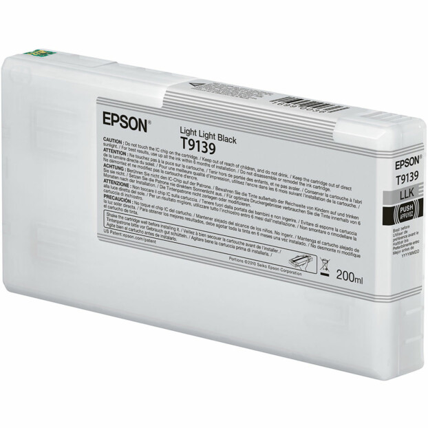 Epson T9139 UltraChrome HDX inktpatroon | Licht Licht Zwart