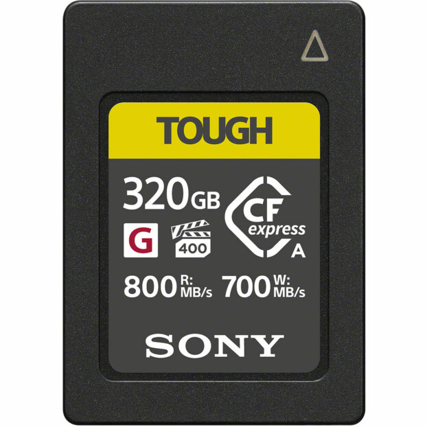 Sony 320GB CFexpress Type A Tough 800MB/s geheugenkaart