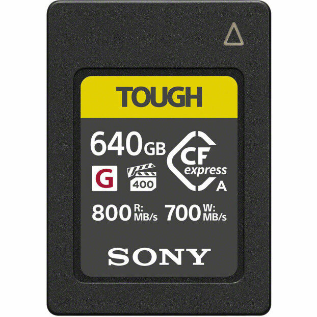 Sony 640GB CFexpress Type A Tough 800MB/s geheugenkaart