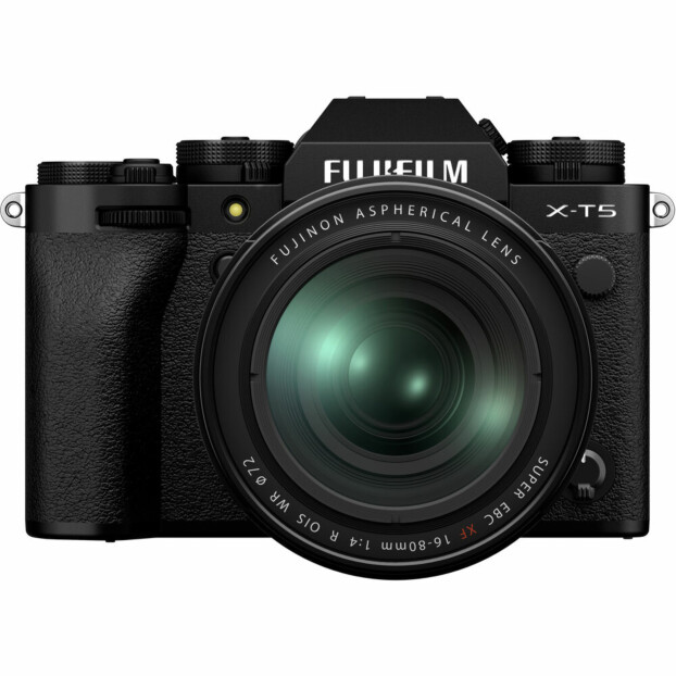 Fujifilm X-T5 zwart + 16-80mm f/4.0 R OIS WR