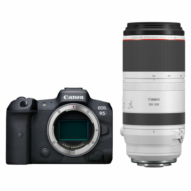 Canon R5 + RF 100-500mm f/4.5-7.1 L IS USM