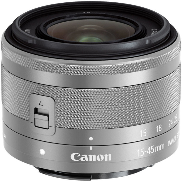 Canon EF-M 15-45mm f/3.5-6.3 IS STM zilver
