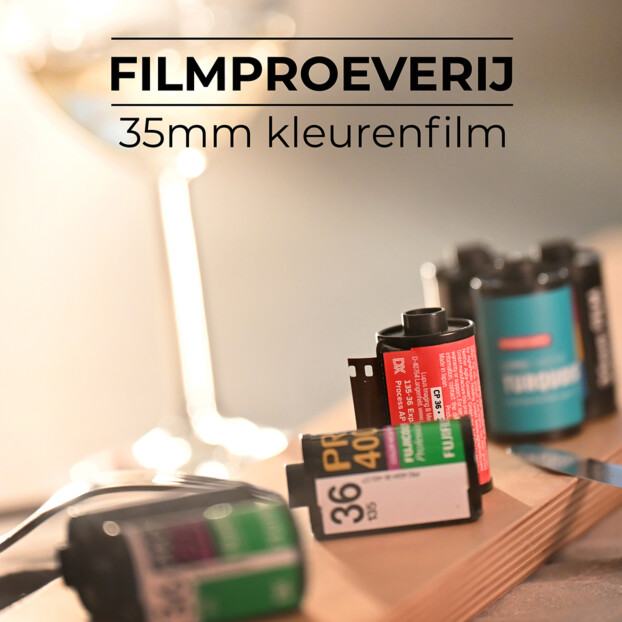 35mm kleurenfilm-proeverij