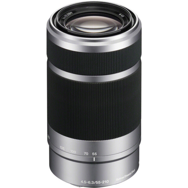 Sony E 55-210mm f/4.5-6.3 OSS zilver