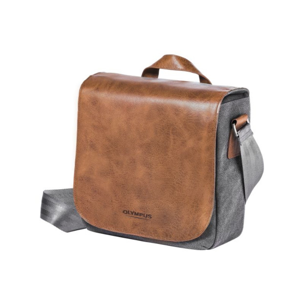 Olympus Mini Messenger bag from Leather and canvas