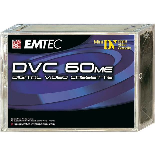Emtec DVC 60 Mini DV Tape 60 minuten 5 stuks