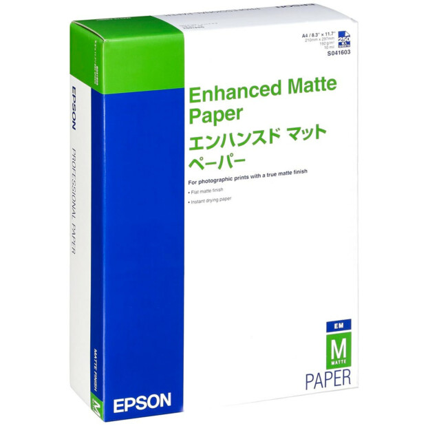 Epson Enhanced Matte Fotopapier A4 | 250 vel