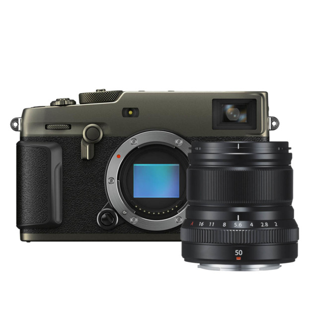 Fujifilm X-Pro3 Titan Dura zwart + XF 50mm f/2.0 R WR
