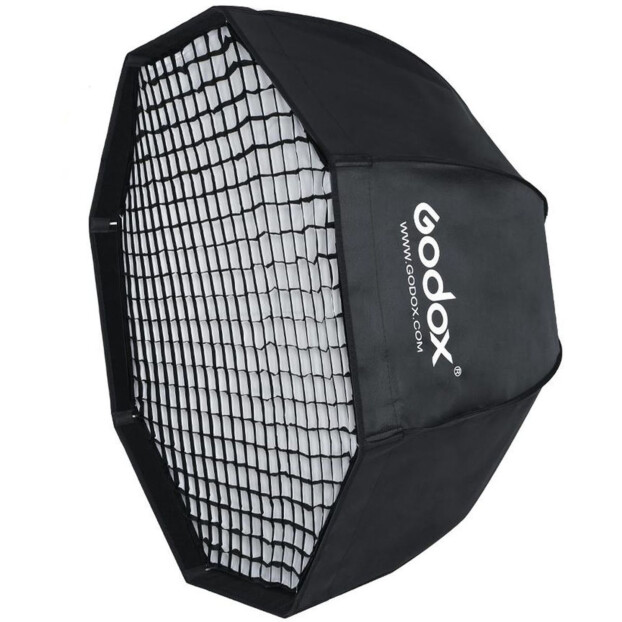 Godox Paraplu Softbox Bowens Mount + Grid, 120cm