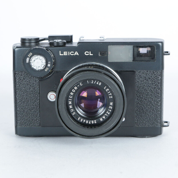 Leica CL + Summicron-C f/2 40mm en Elmar-C f/4 90mm Occasion M1551