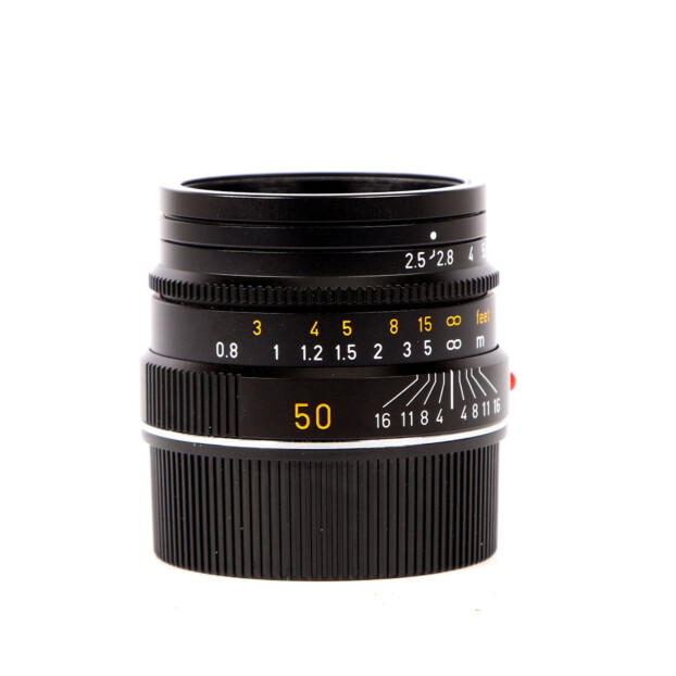 Leica Summarit M 50mm f/2.5 Zwart Occasion 610