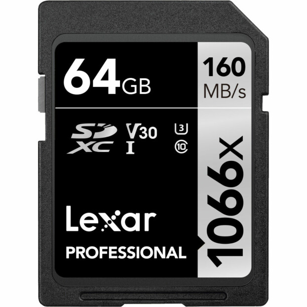 Lexar SDXC Professional UHS-I 1066x 64GB