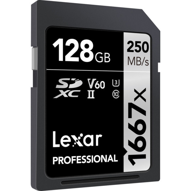 Lexar SDXC Professional 1667x 128GB 250MB/s UHS-II