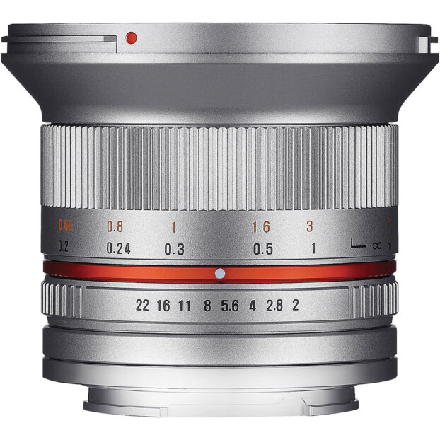 Samyang 12mm f/2.0 NCS CS zilver | Canon EF-M