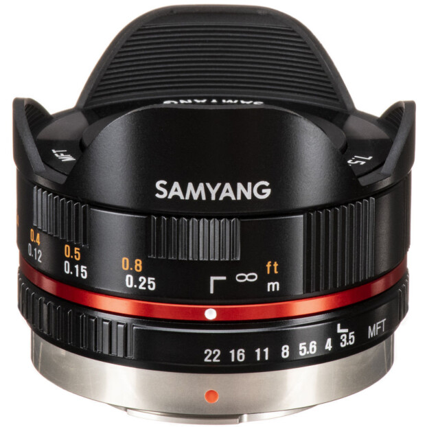 Samyang 7.5mm f/3.5 UMC Fisheye zwart | MFT
