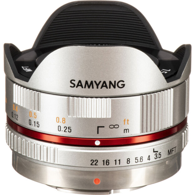 Samyang 7.5mm f/3.5 UMC Fisheye zilver | MFT