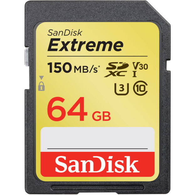 Sandisk SDXC Extreme 64GB 150MB/s