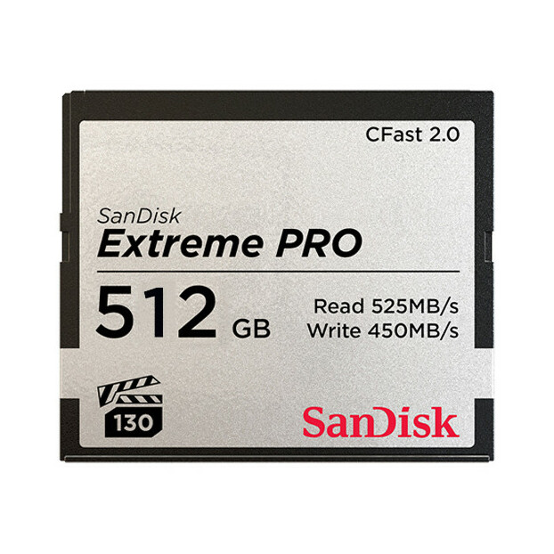 Sandisk CFast 2.0 Extreme Pro 512GB 525MB/s