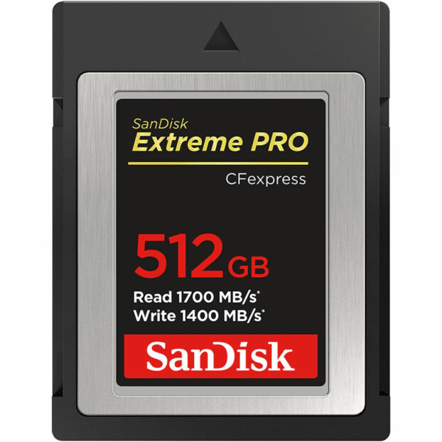 Sandisk CFast Express Extreme PRO 512GB 1700 MB/s