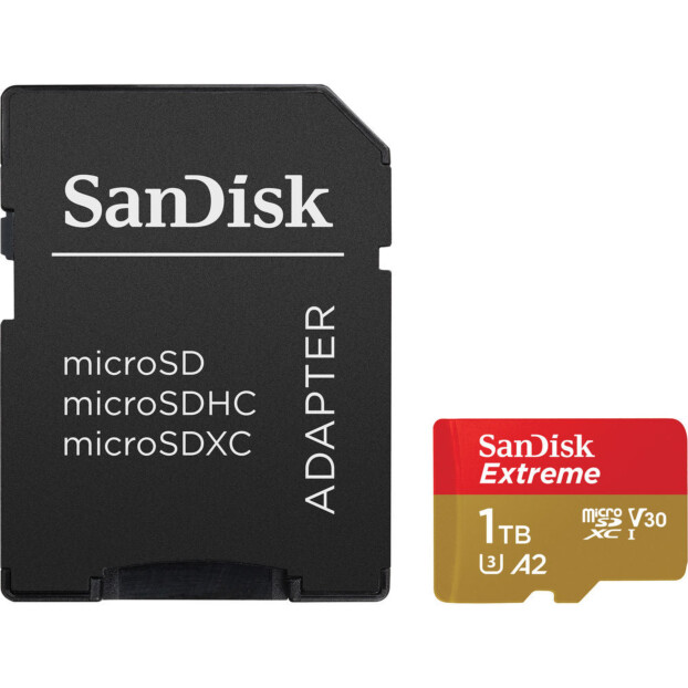 Sandisk MicroSDXC Extreme 1TB 160MB/s A2