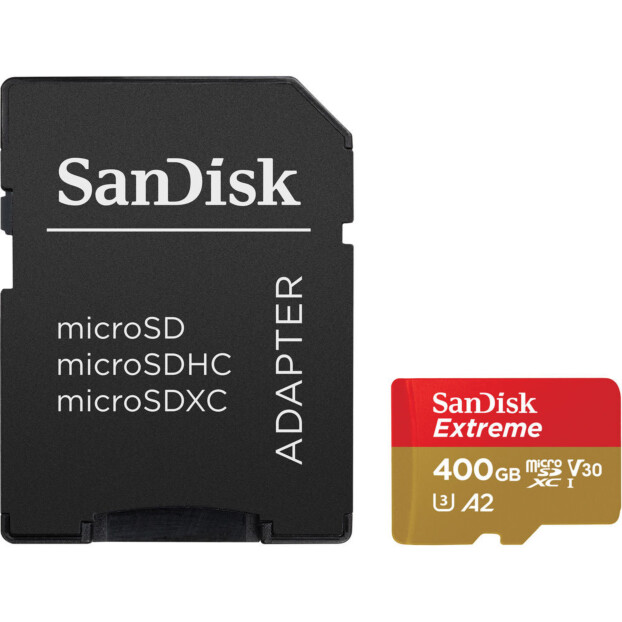 Sandisk MicroSDXC Extreme 400GB 160MB/s A2